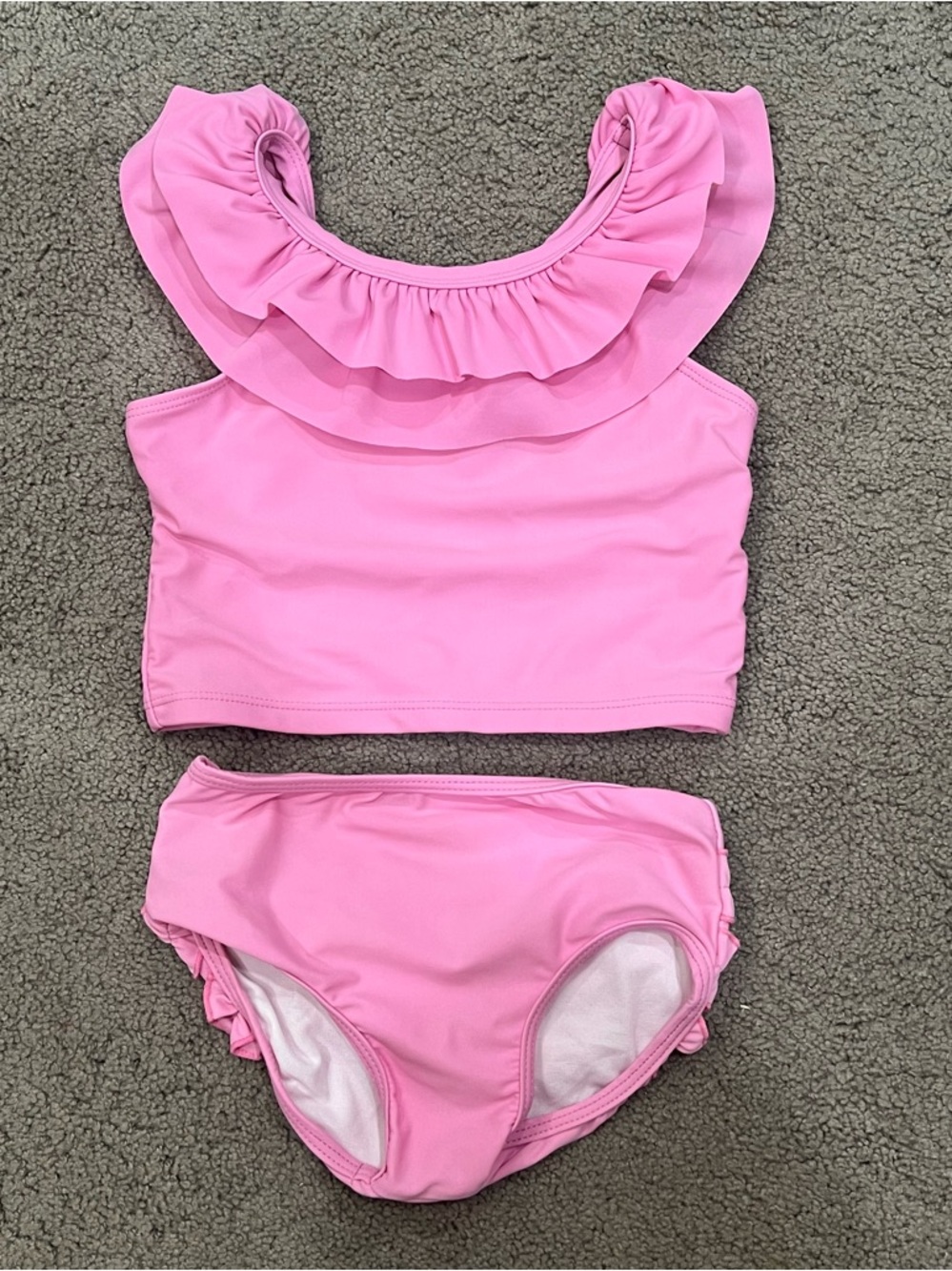 Ruffle Butts Pink Tankini